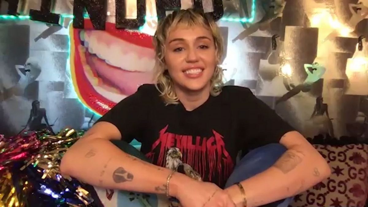 Watch Miley Cyrus Perform A Beatles Classic For An Empty Football Stadium