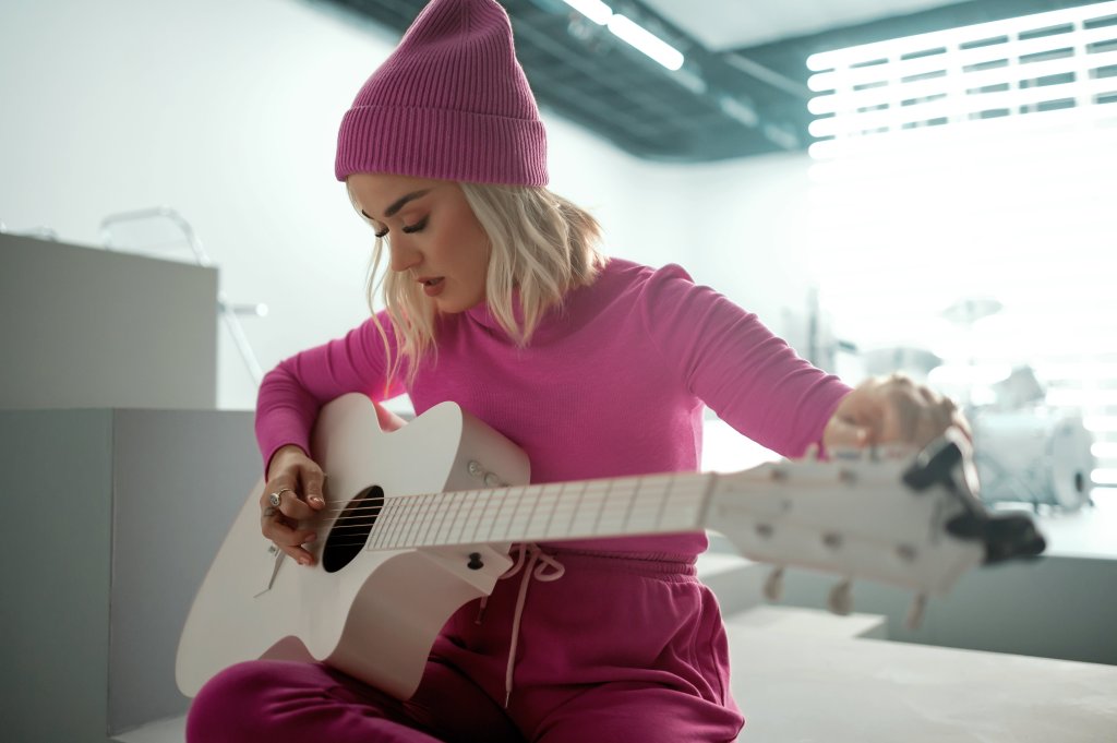 Katy Perry On Spreading Holiday Spirit with Her New Beatles Cover and Gap Commercial