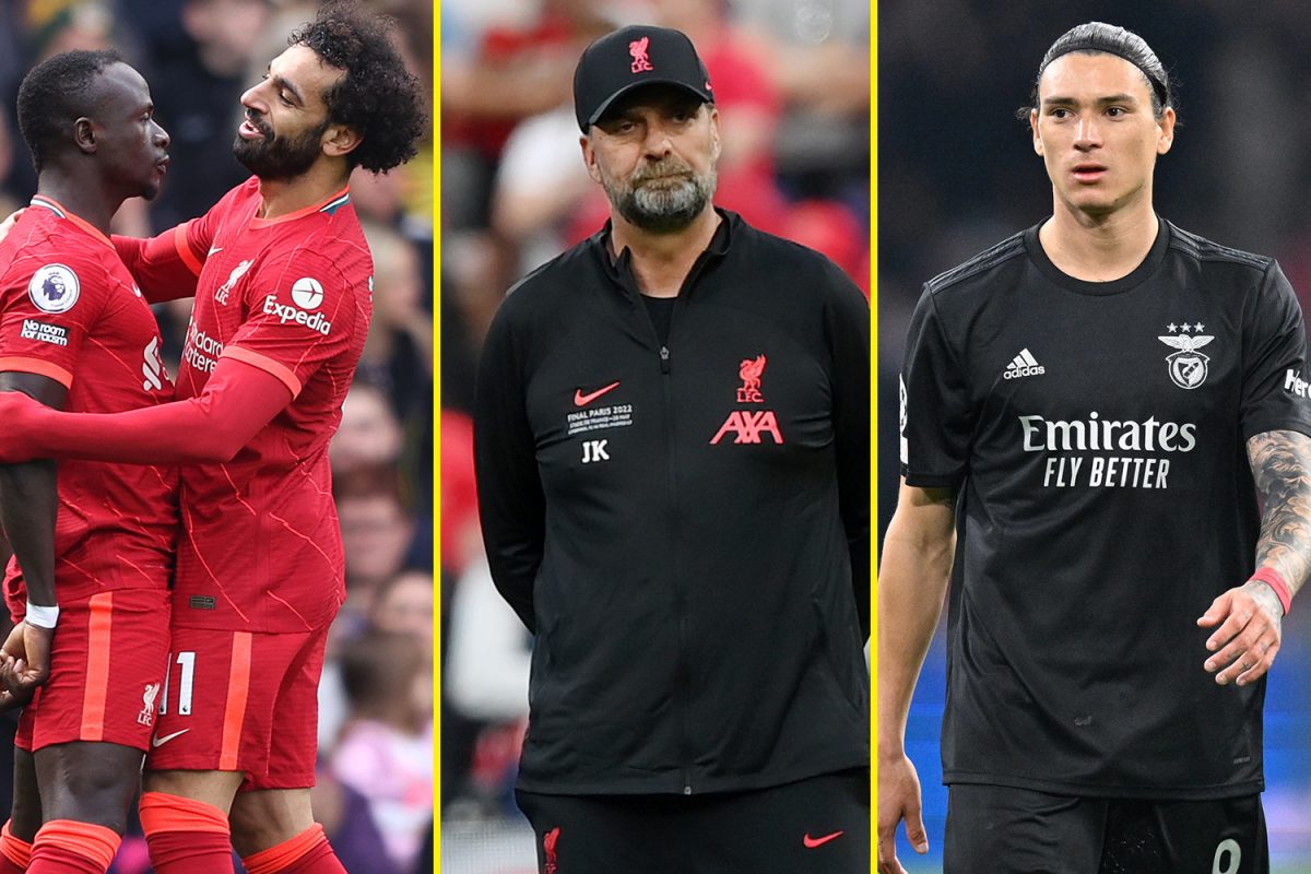 Sadio Mane to leave, while Mohamed Salah and Roberto Firmino could follow – but Liverpool’s front line can still be prolific if they seal Darwin Nunez transfer