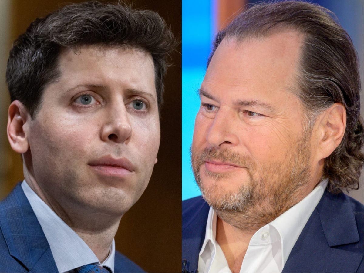 Sam Altman made an OpenAI voice clone of Marc Benioff giving a JFK speech at a dinner meeting, and now the audio sample can’t be located, reports say