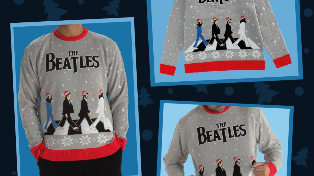 This New Beatles Holiday Sweater Is Anything But Ugly